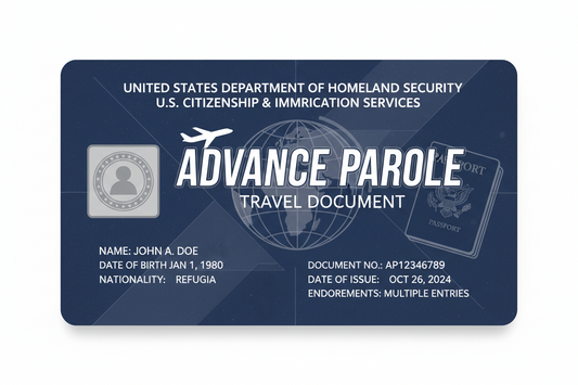 advance parole travel document with USCIS, USDHS background 