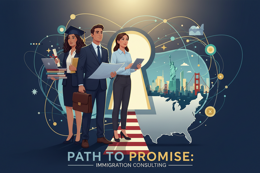 Path to Promise, DACA applicants, US map behind 