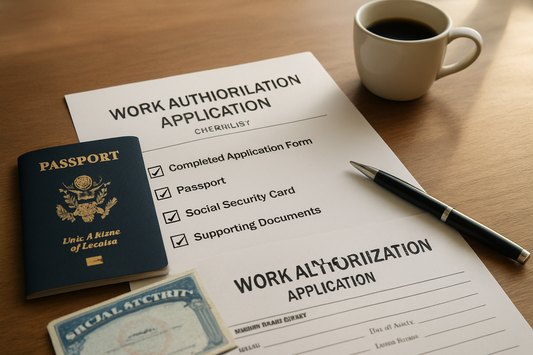 Work Authorization Application Checklist for New Applicants