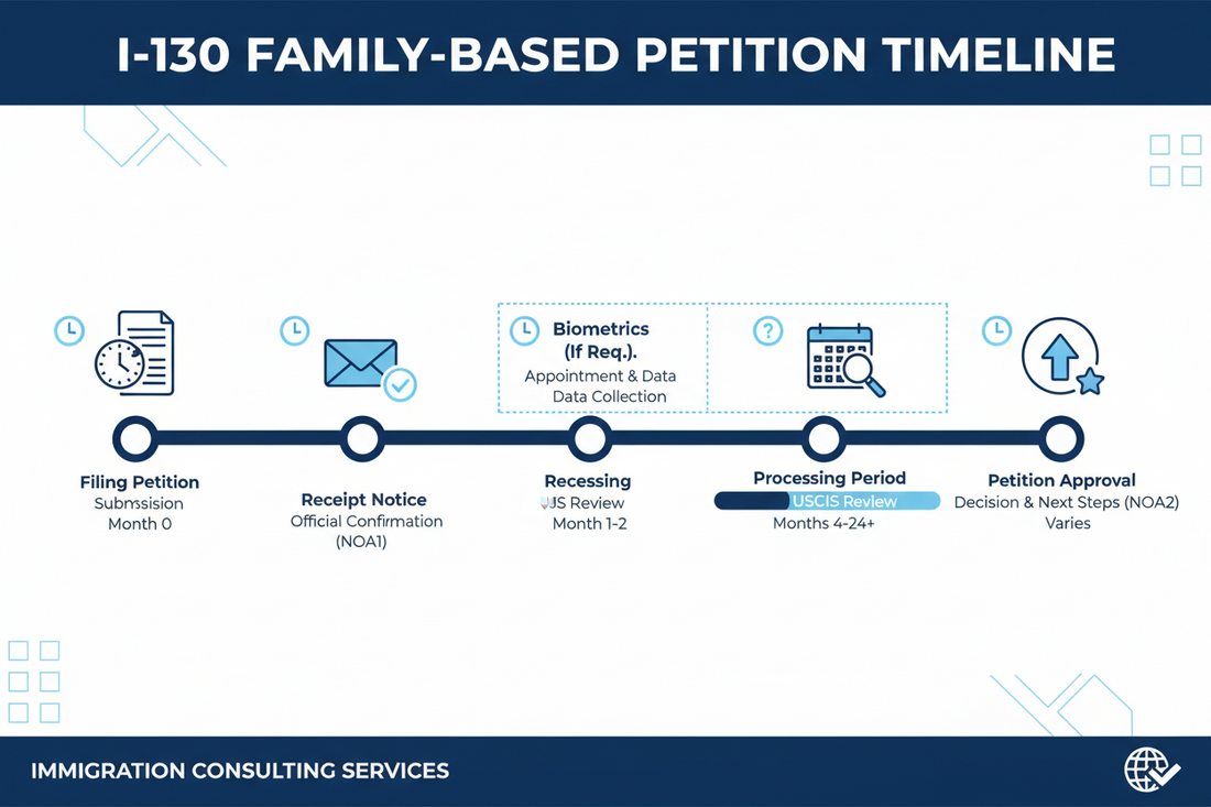 I-130 family-based petition timeline 