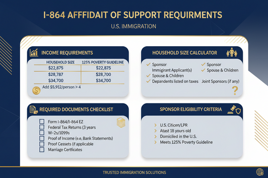 Affidavit of Support Requirements (I-864 Guide)