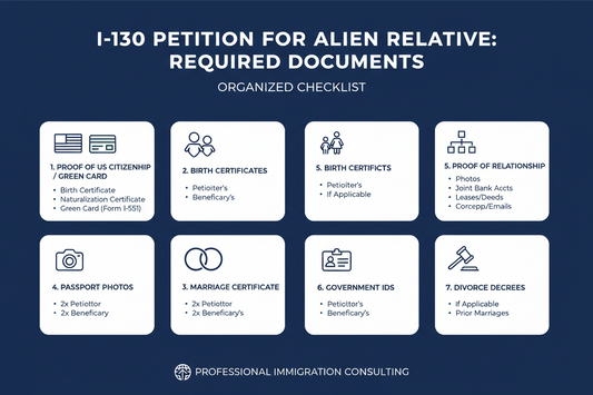 list of documents needed to I-130