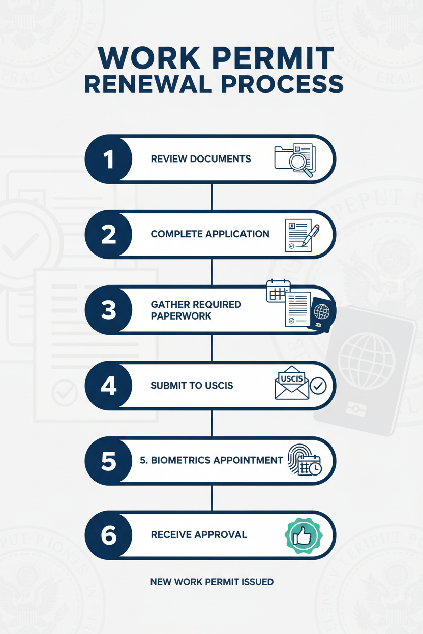 Work Permit Renewal Step-by-Step Guide